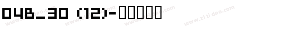 04B_30 (12)字体转换
